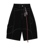 Multi - pockets Contrast Stitch Utility Shorts - COPPING THREADS - CT Select