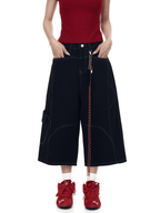 Multi - pockets Contrast Stitch Utility Shorts - COPPING THREADS - CT Select