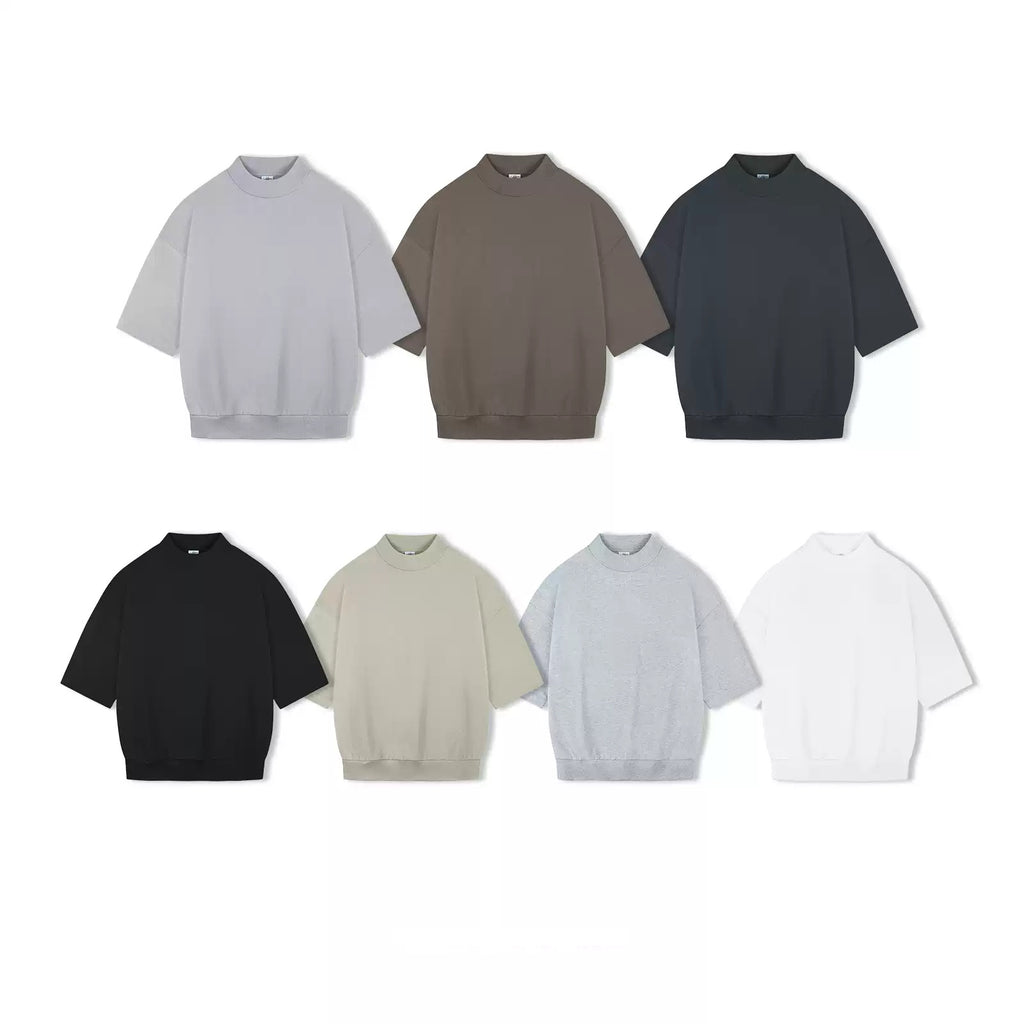 IDLT short sleeve sweatshirt, color lineup.