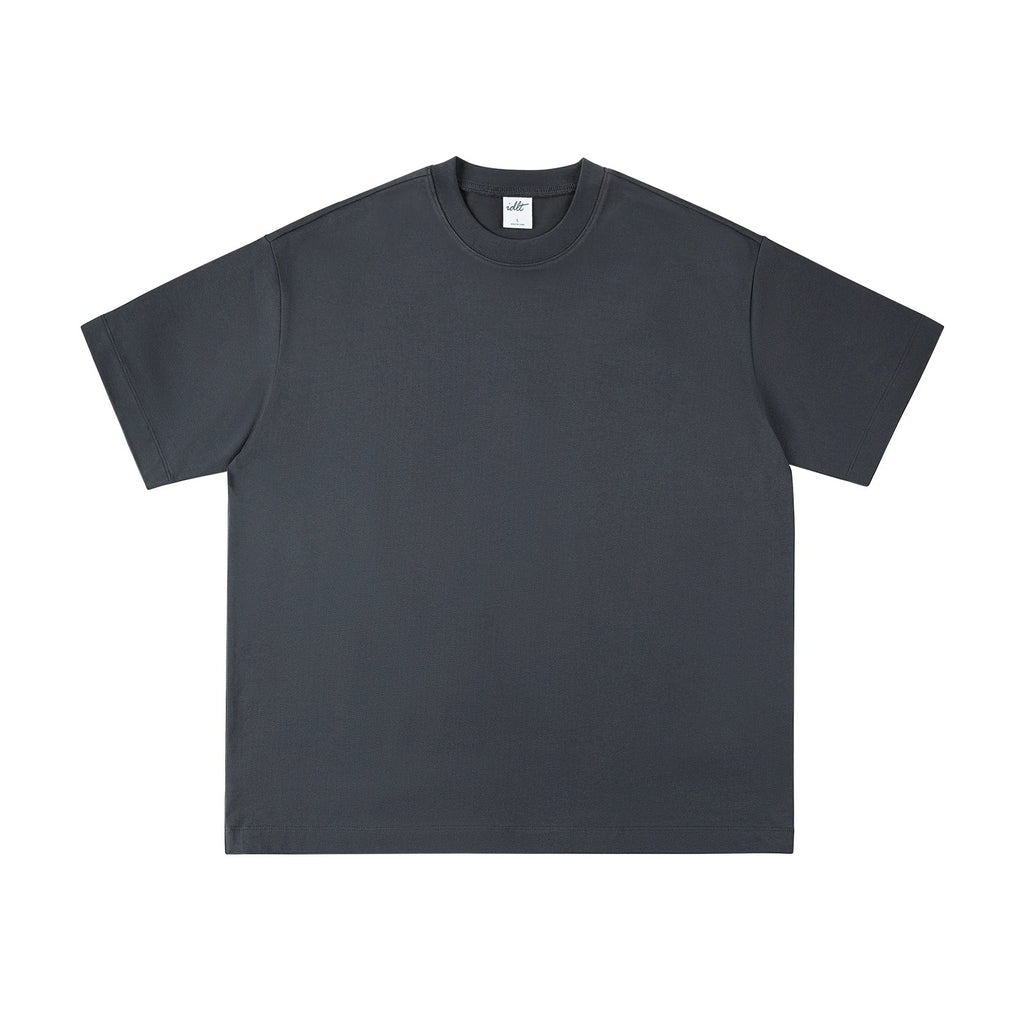 IDLT T-shirt, dark gray front.