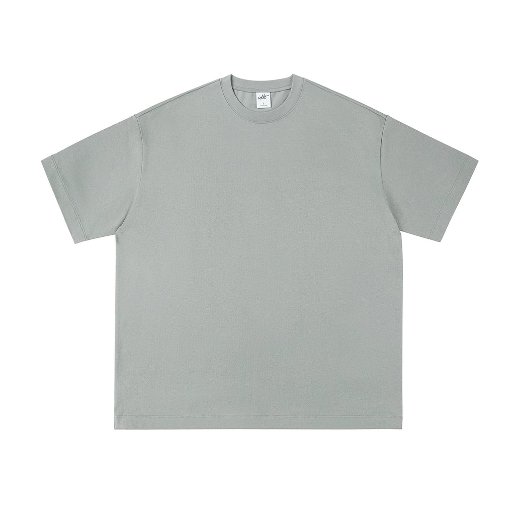 IDLT T-shirt, light gray front.