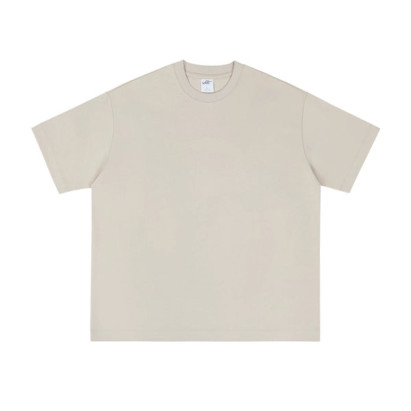 IDLT T-shirt, beige front.