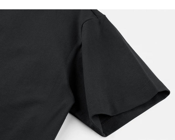IDLT T-shirt, black sleeve.
