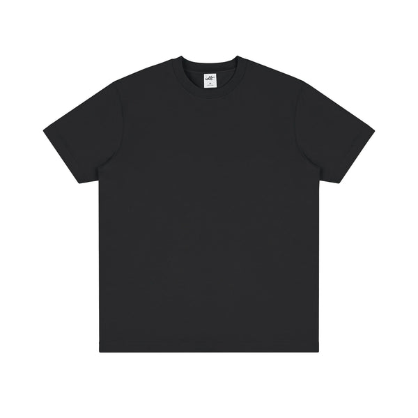 IDLT T-shirt, black front.