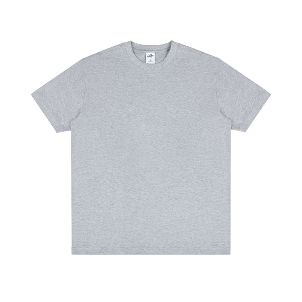 IDLT T-shirt, heather gray front.