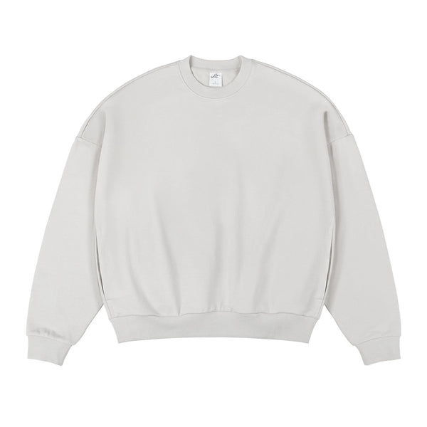 IDLT sweatshirt, cream front.