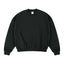 IDLT sweatshirt, black front laid flat.