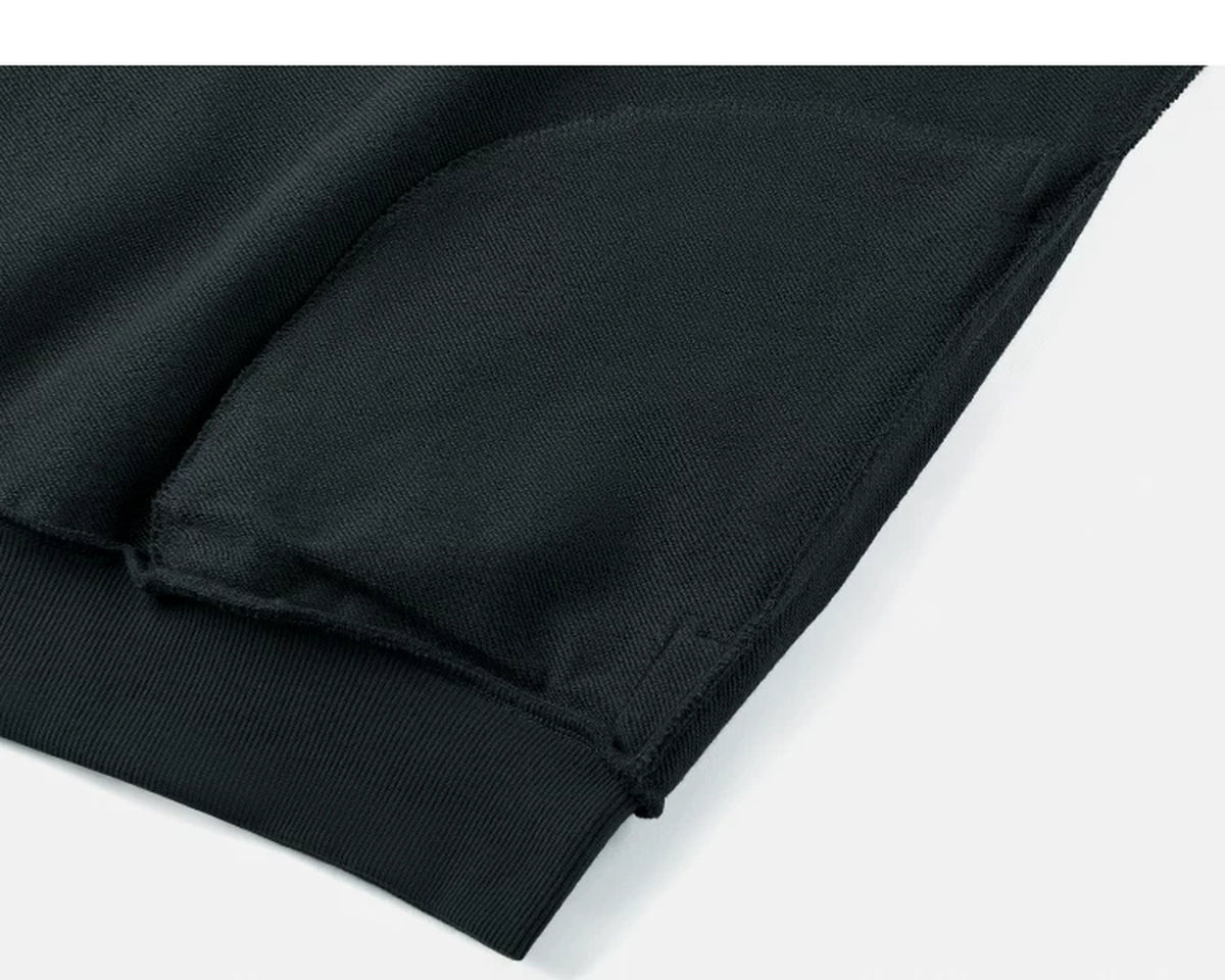 IDLT sweatshirt, black inner pocket.