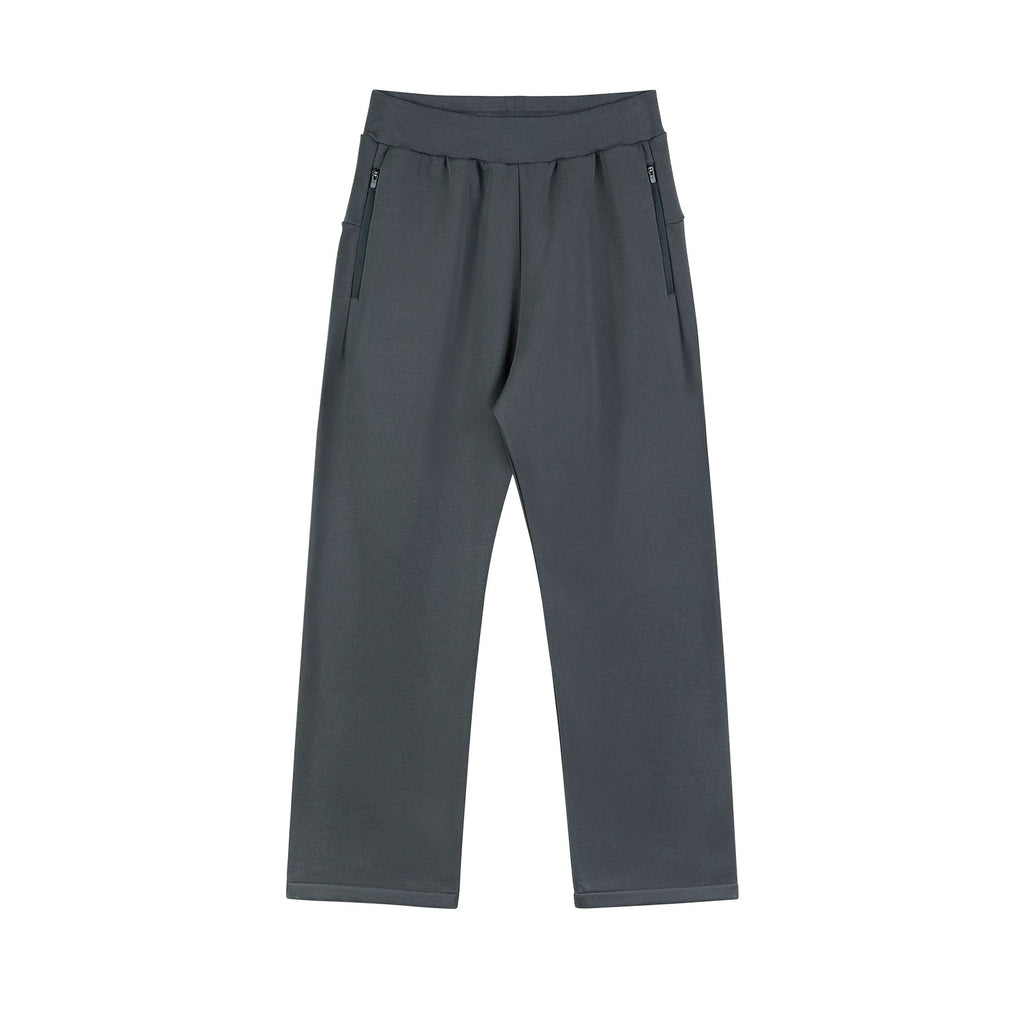 IDLT sweatpants, dark gray front.