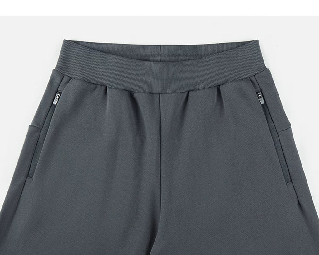 IDLT sweatpants, dark gray waistband.