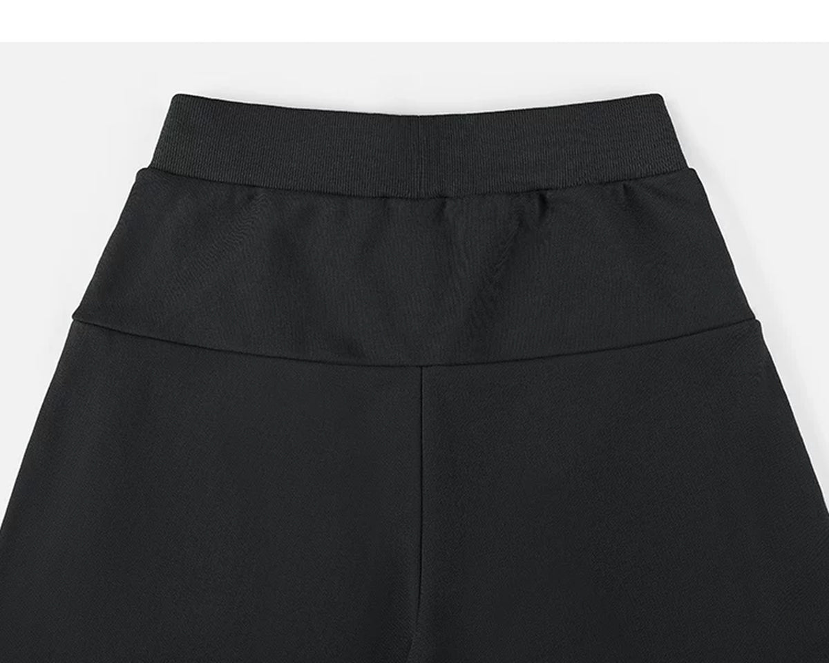 IDLT sweatpants, black back waistband.