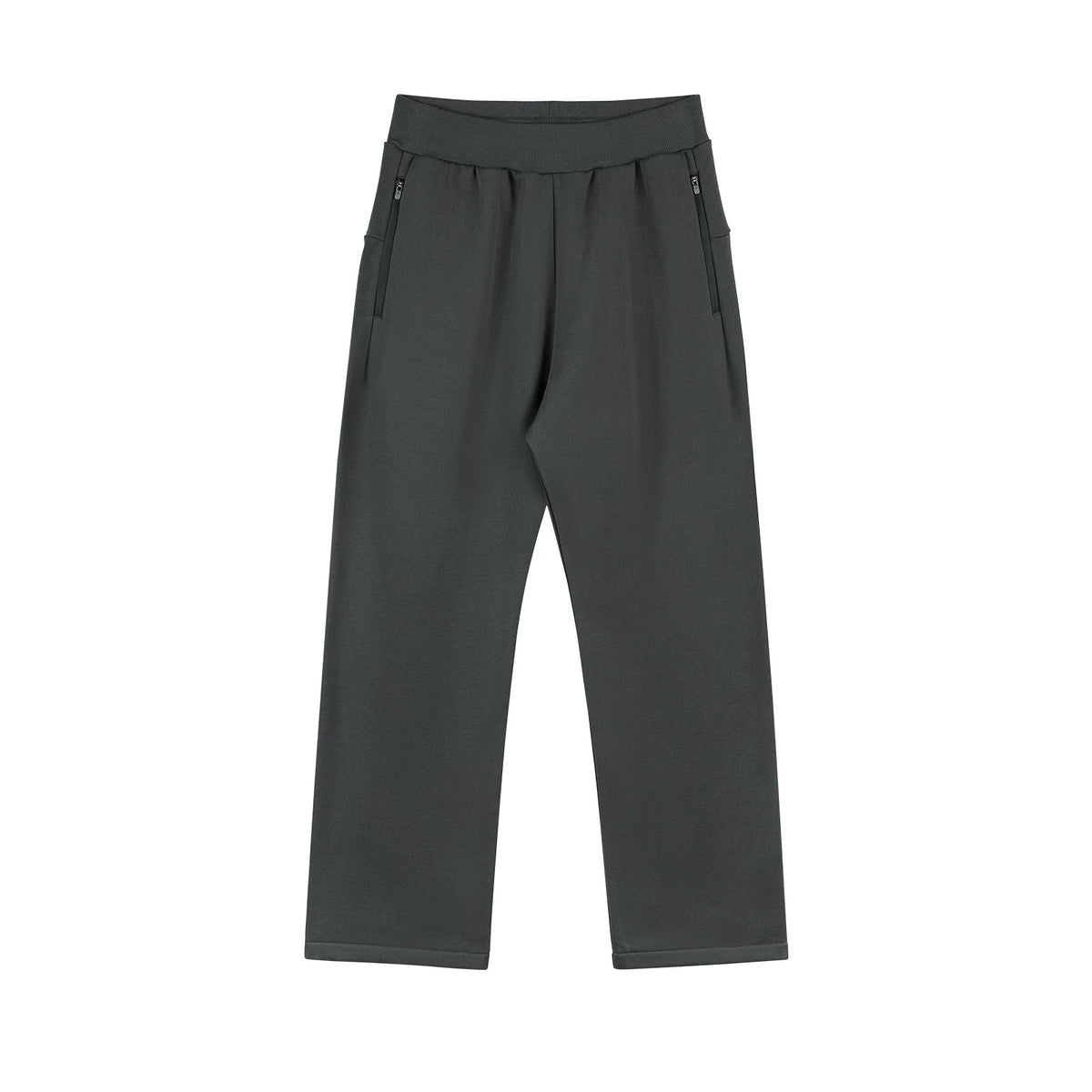 IDLT sweatpants, dark gray front.
