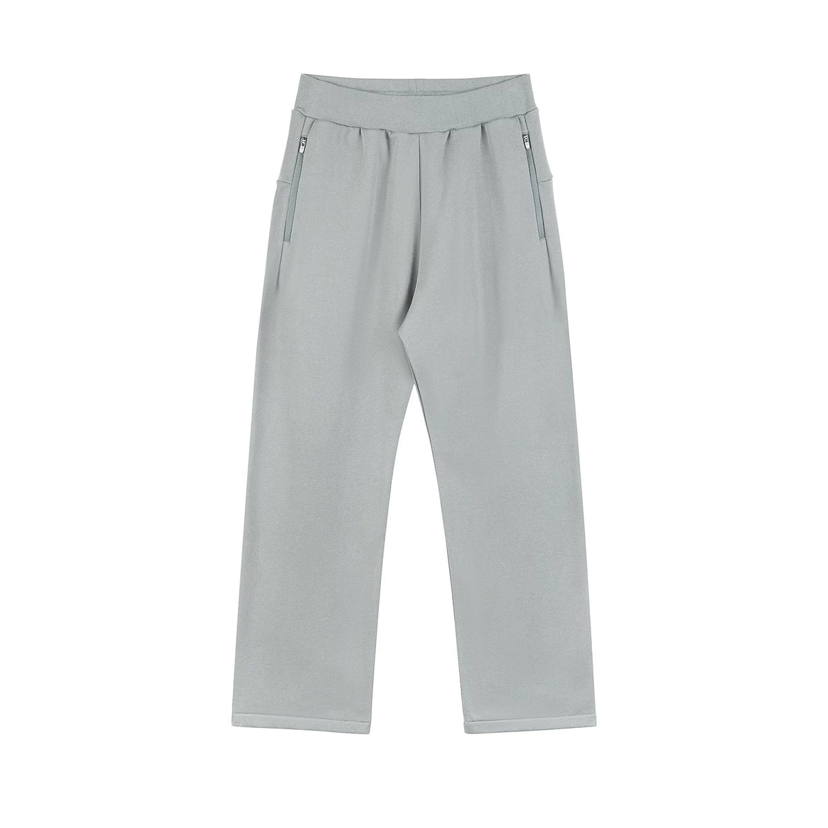 IDLT sweatpants, light gray front.