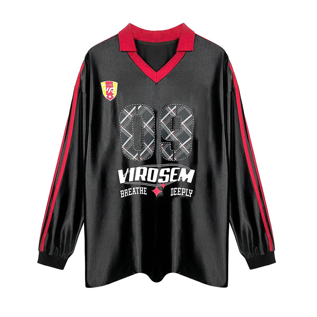 Number 09 Graphic Print Jersey Shirt - COPPING THREADS - CT Select