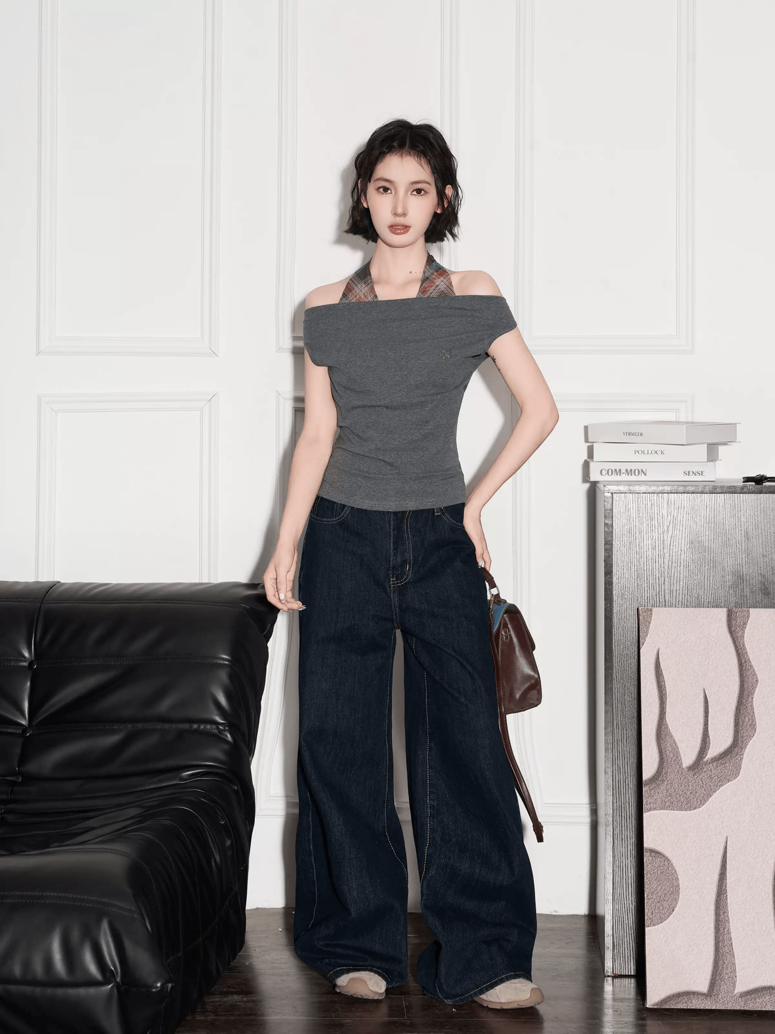 Off - Shoulder Halter Tee - COPPING THREADS - CT Select