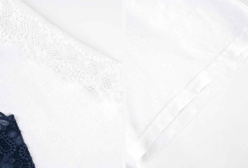 Off - Shoulder Lace Bow Tee & Tiered Ruffle Mini Skirt Set - COPPING THREADS - LulusMiracle