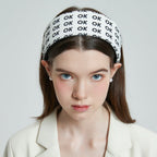 OK Letter Print Headband - COPPING THREADS - COPPING THREADS