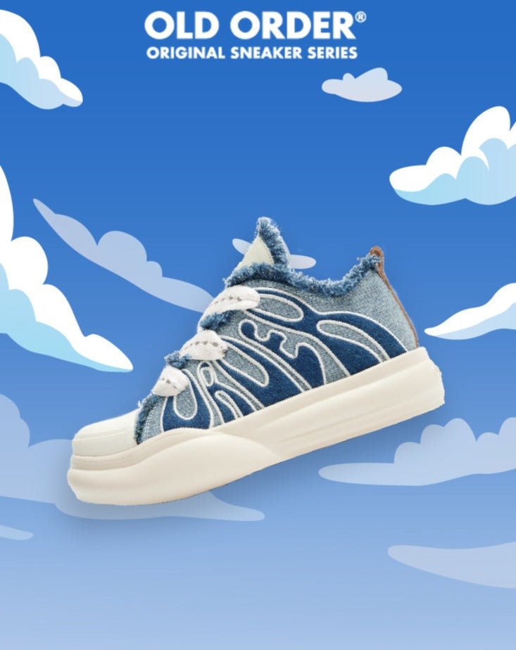 Old Order Denim Canvas 003 Sneaker Blue - COPPING THREADS - Old Order
