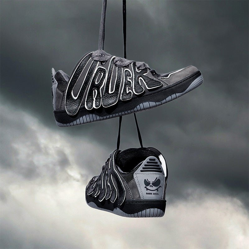 Old Order Skater 001 Retro Sneaker Black - COPPING THREADS - Old Order