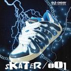 Old Order Skater 001 Retro Sneaker Blue - COPPING THREADS - Old Order
