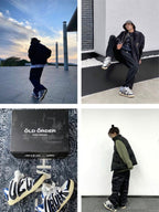 Old Order Skater 001 Retro Sneaker Blue - COPPING THREADS - Old Order