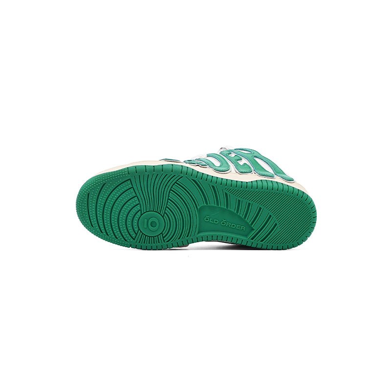 Old Order Skater 001 Retro Sneaker Green - COPPING THREADS - Old Order