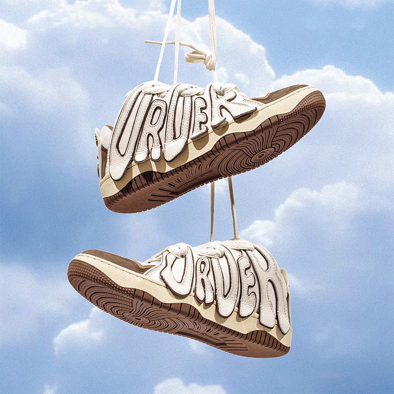 Old Order Skater 001 Retro Sneaker Mocha - COPPING THREADS - Old Order