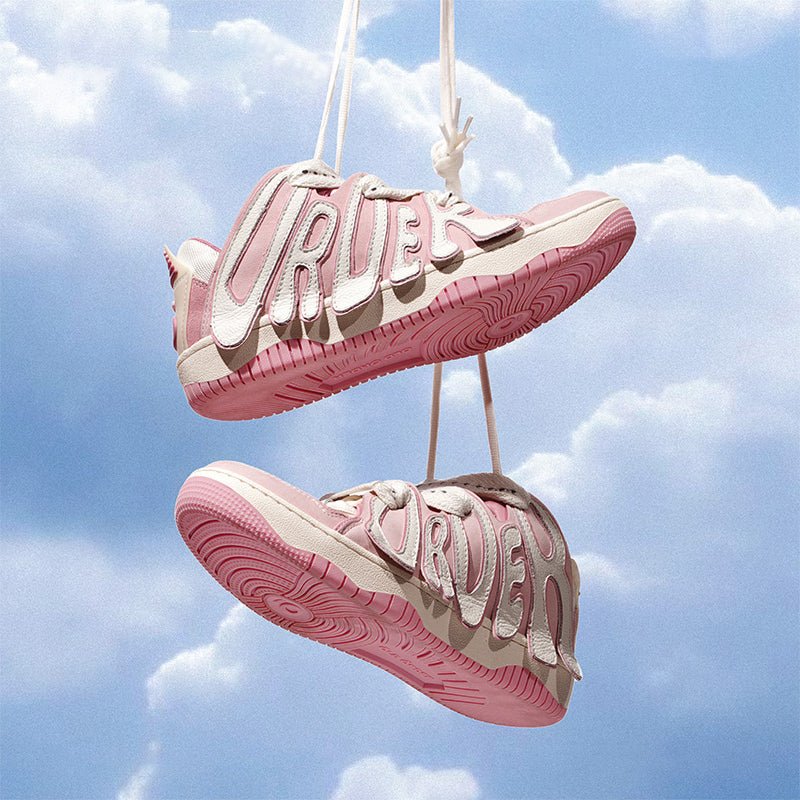 Old Order Skater 001 Retro Sneaker Pink - COPPING THREADS - Old Order