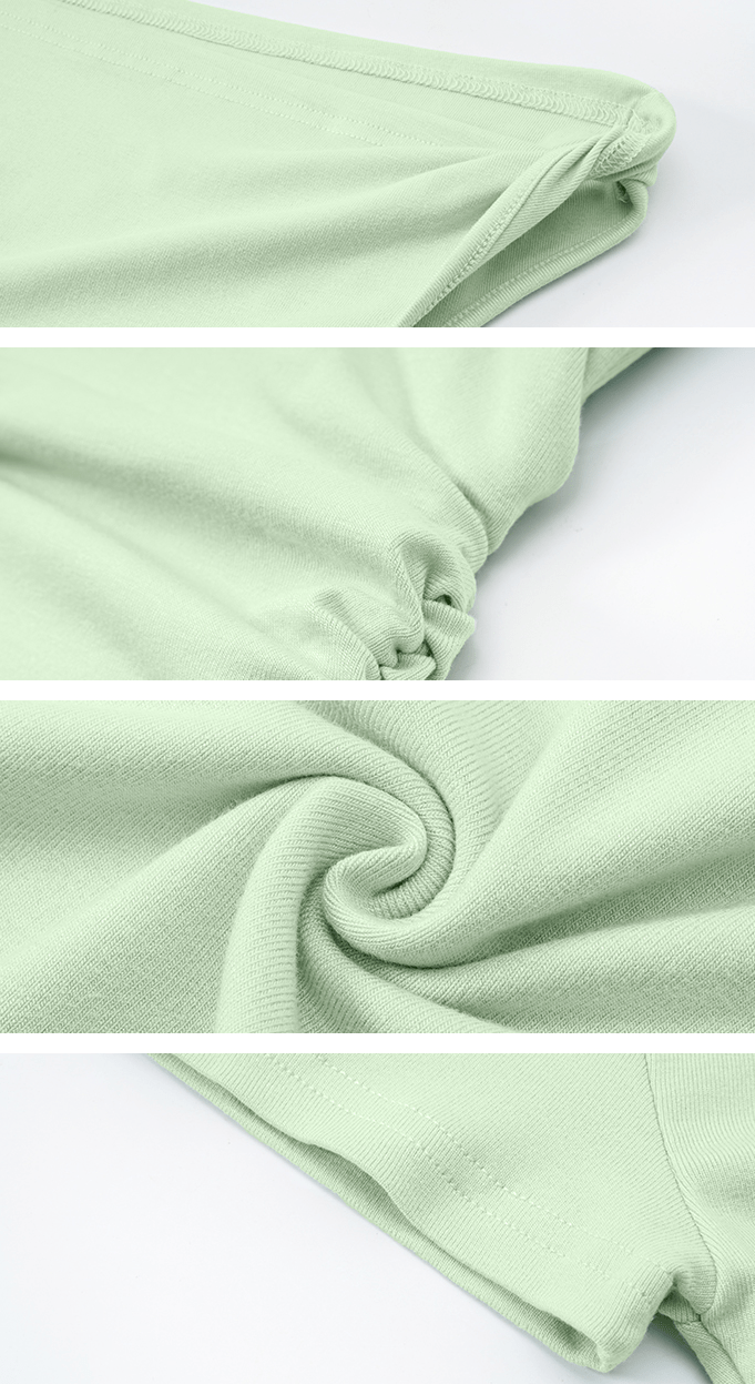 One Shoulder Slim Fit Crop Tee - COPPING THREADS - Anna Aneae