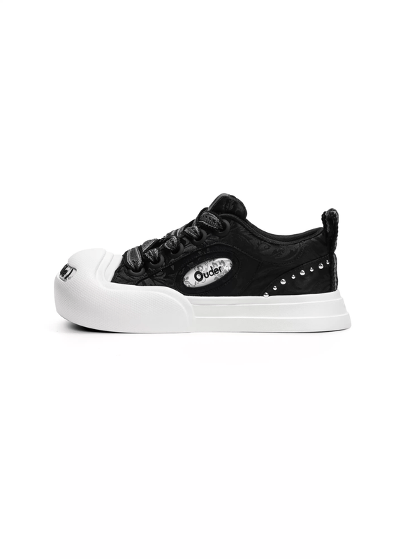 OUDER Smiler Canvas Black Silk Jacquard - COPPING THREADS - Ouder