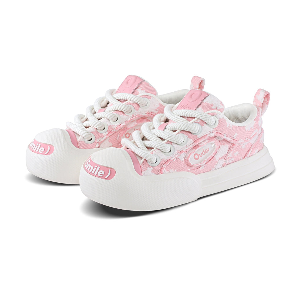 OUDER Smiler Canvas Pink - COPPING THREADS - Ouder