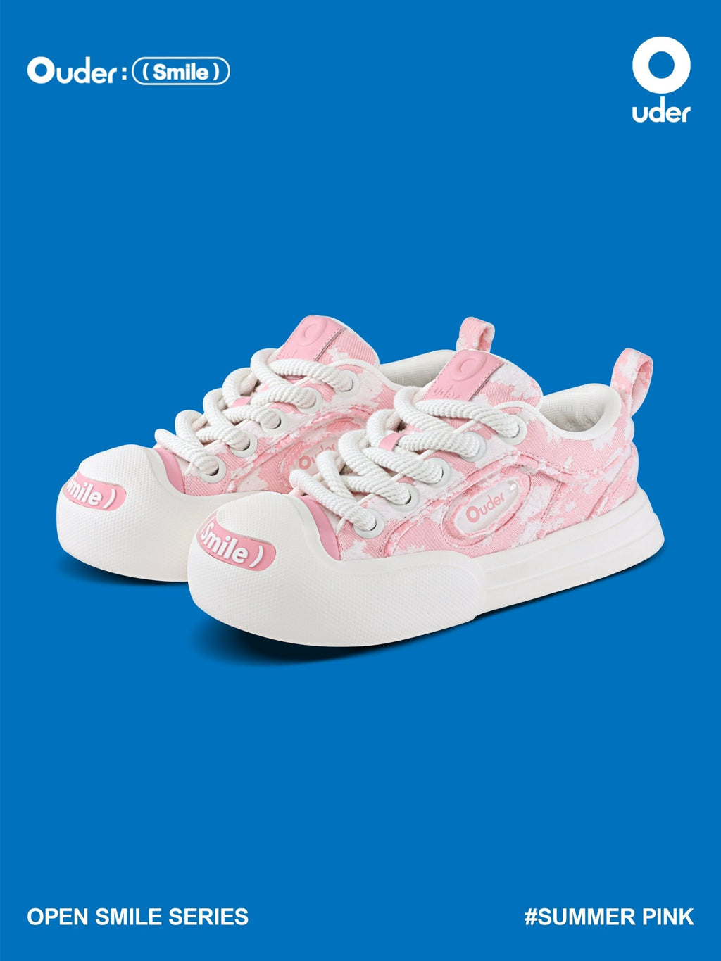 OUDER Smiler Canvas Pink - COPPING THREADS - Ouder