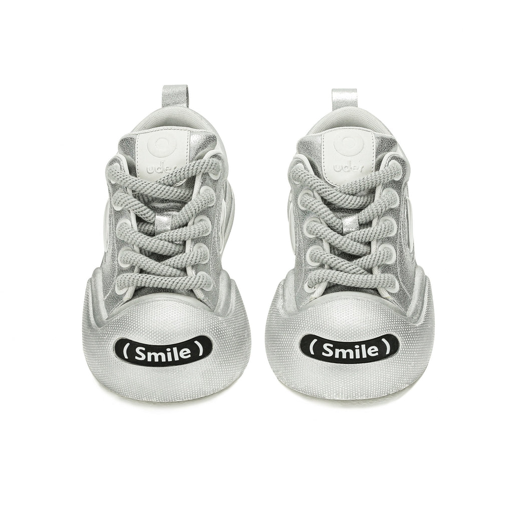 OUDER Smiler Canvas Silver Gray - COPPING THREADS - Ouder