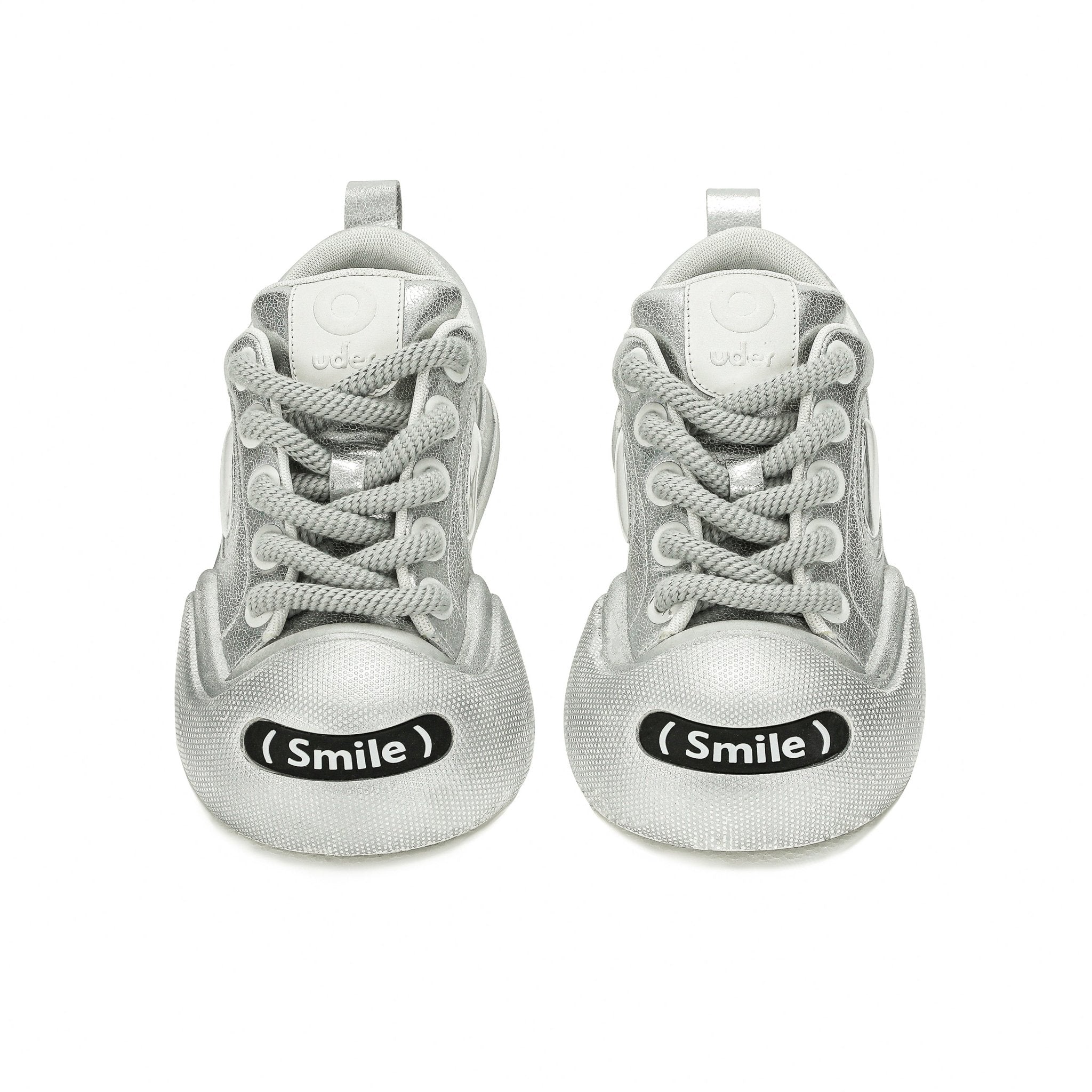 OUDER Smiler Canvas Silver Gray - COPPING THREADS - Ouder