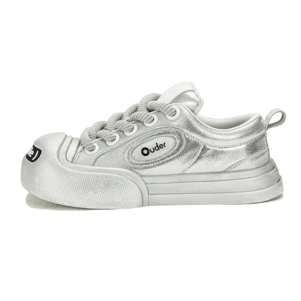 OUDER Smiler Canvas Silver Gray - COPPING THREADS - Ouder