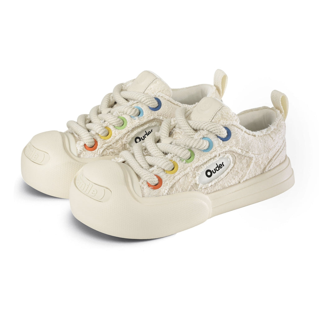 OUDER Smiler Canvas White Camellia - COPPING THREADS - Ouder