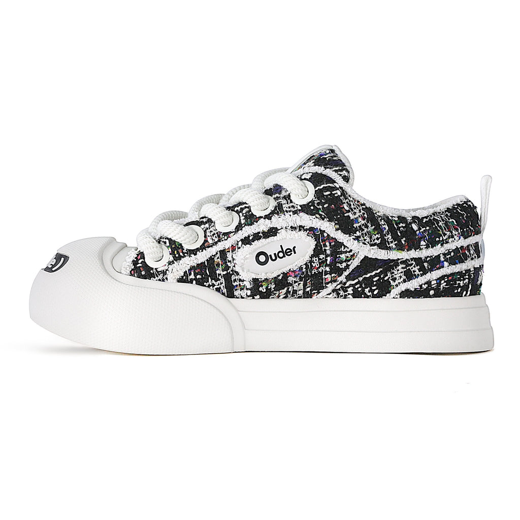 OUDER Smiler Chanel - style Canvas Black - COPPING THREADS - Ouder