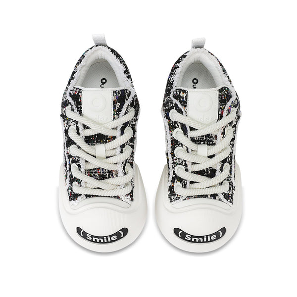 OUDER Smiler Chanel - style Canvas Black - COPPING THREADS - Ouder