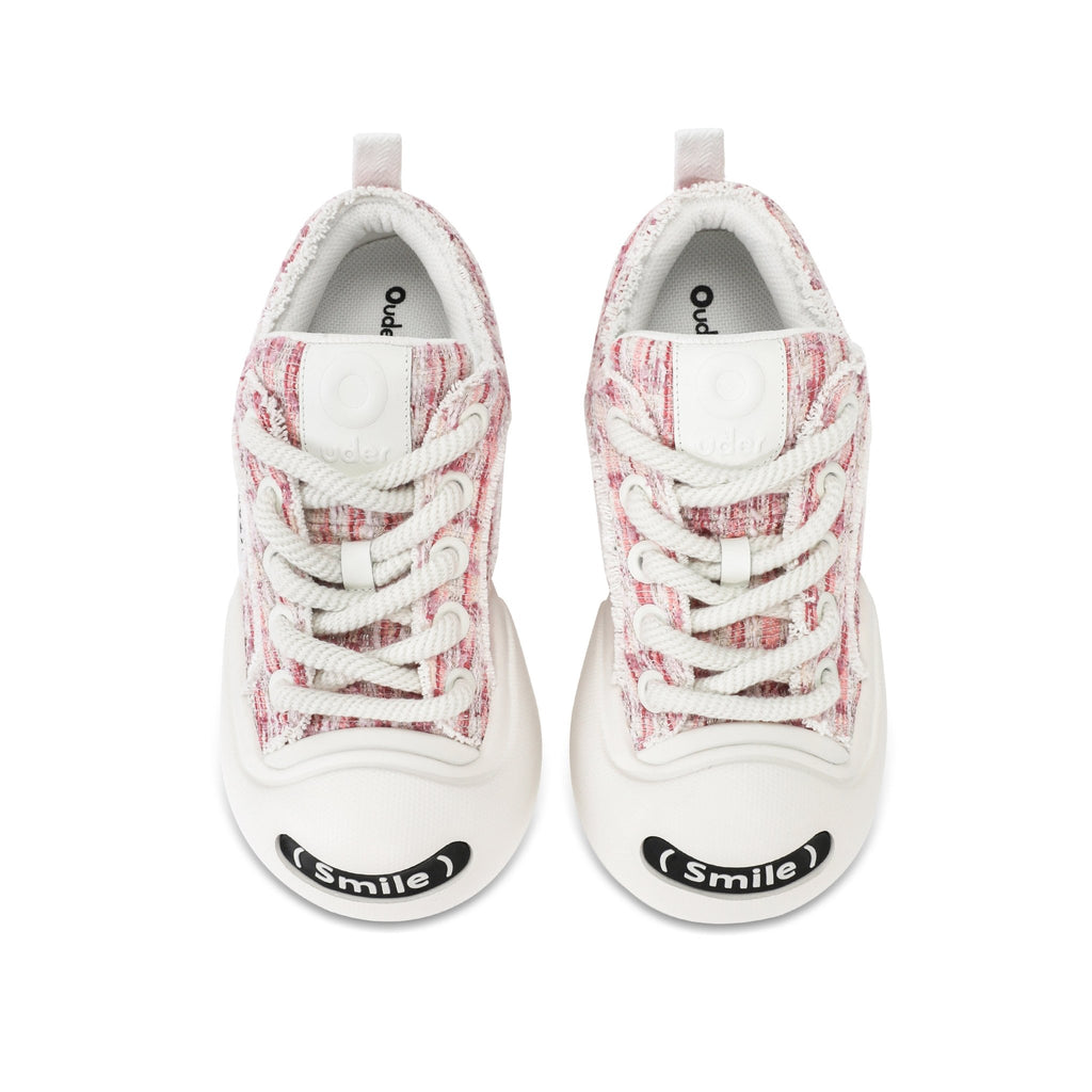 OUDER Smiler Chanel - style Canvas Pink - COPPING THREADS - Ouder