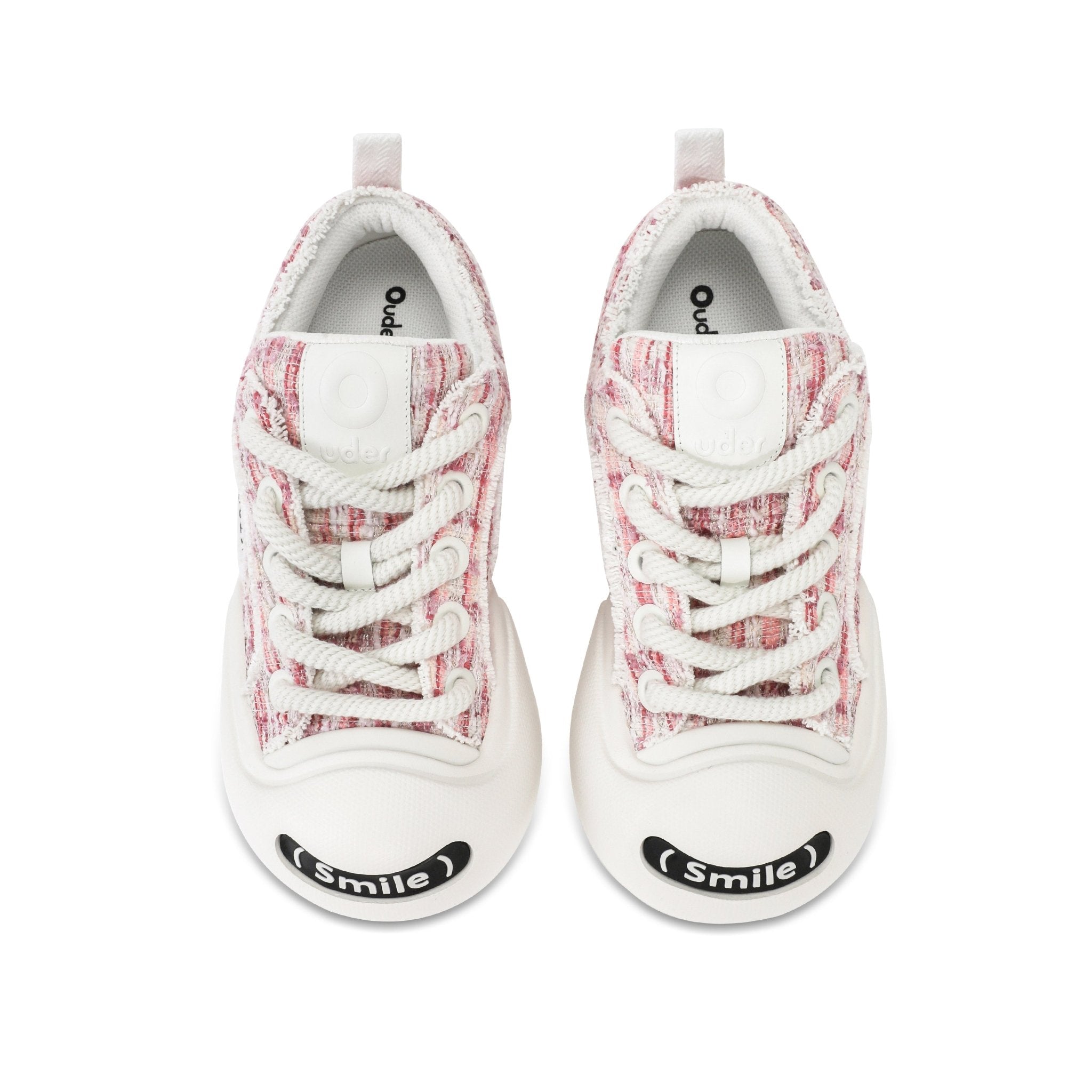OUDER Smiler Chanel - style Canvas Pink - COPPING THREADS - Ouder