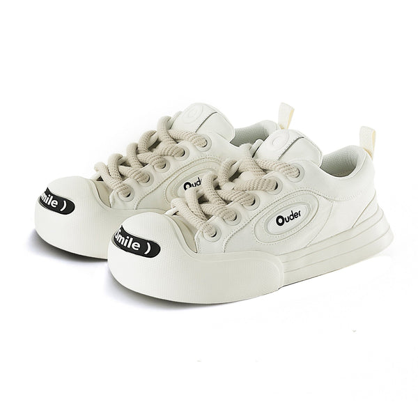OUDER Smiler Classic Canvas White - COPPING THREADS - Ouder