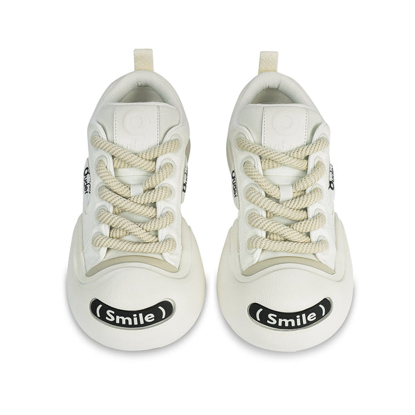 OUDER Smiler Classic Canvas White - COPPING THREADS - Ouder