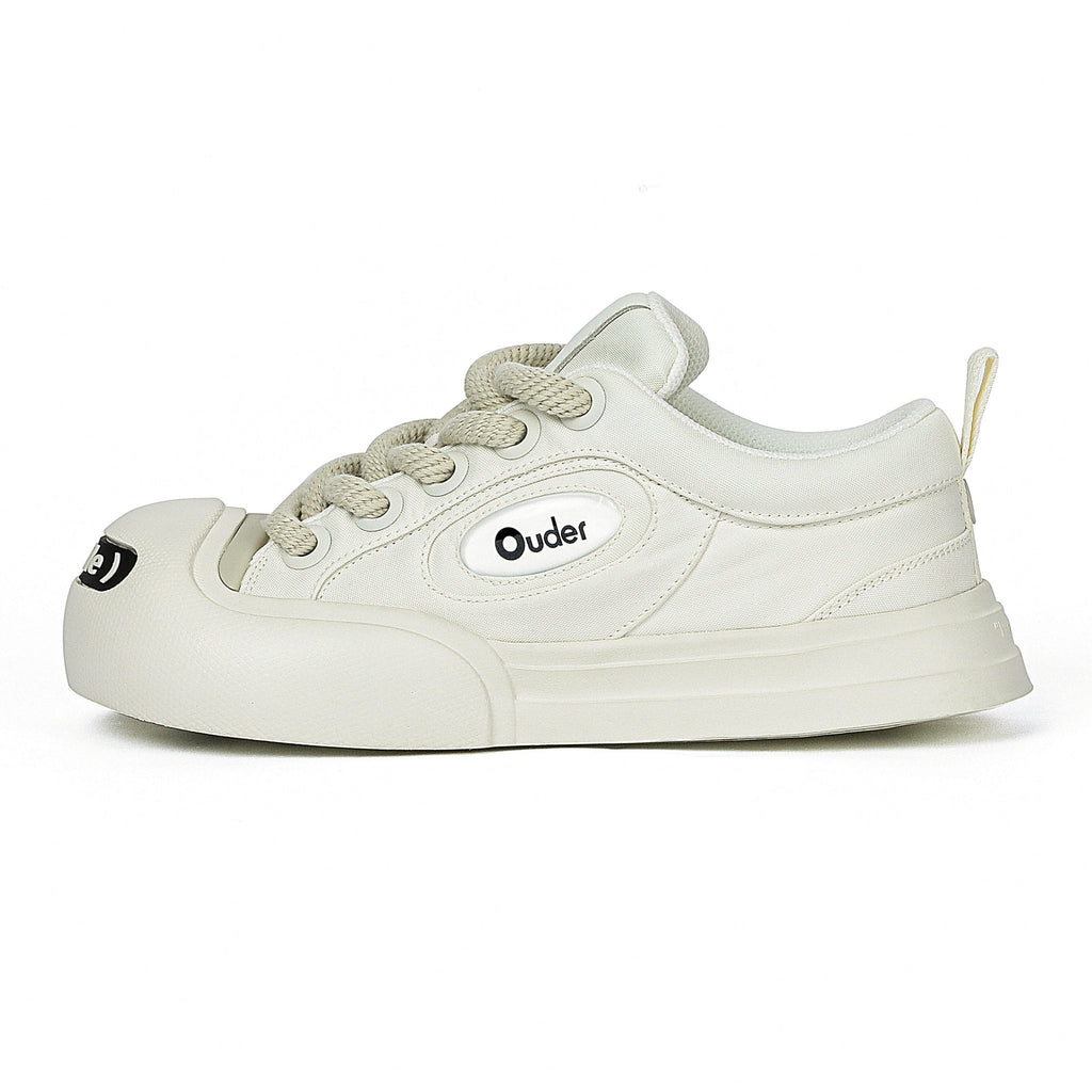 OUDER Smiler Classic Canvas White - COPPING THREADS - Ouder