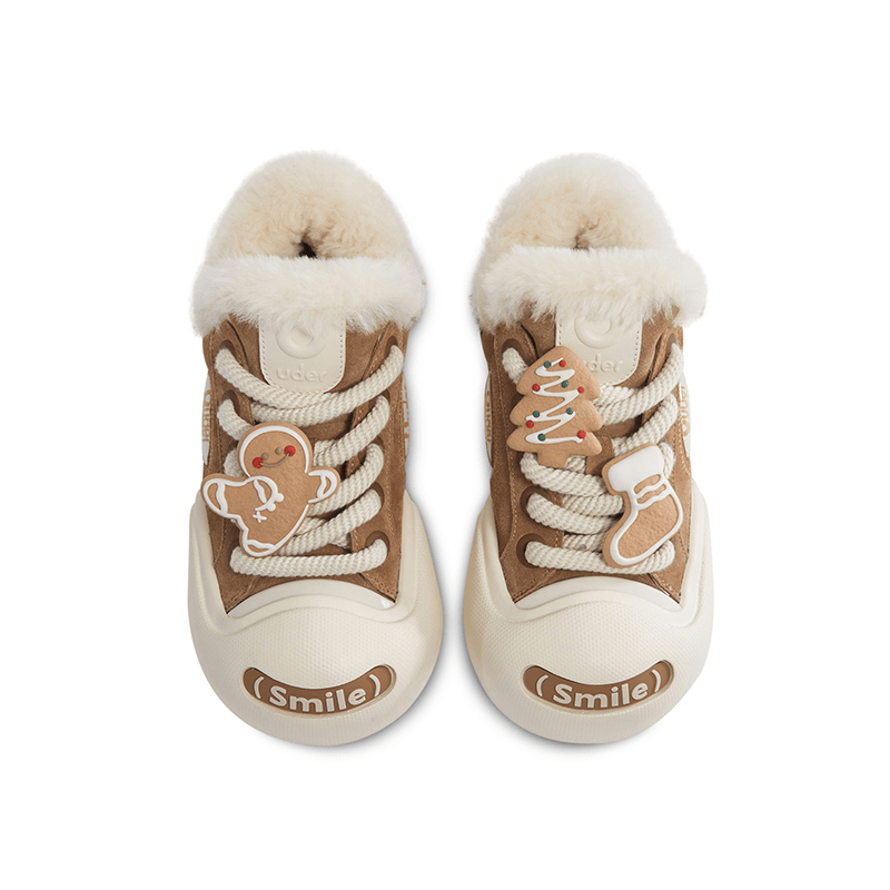 OUDER Smiler Fleece-gefüttertes Canvas Braun - Winter Limited Edition  Zweitbild