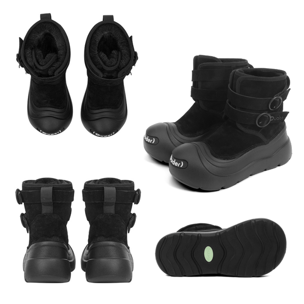 OUDER Smiler Snow Boots Black - COPPING THREADS - Ouder