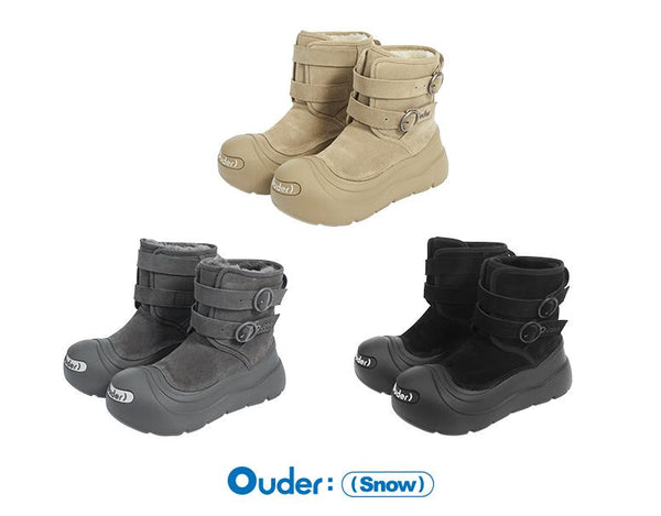OUDER Smiler Snow Boots Black - COPPING THREADS - Ouder