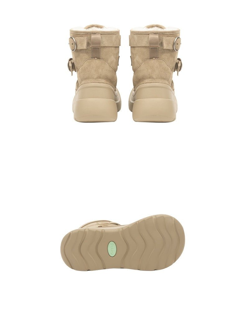 OUDER Smiler Snow Boots Khaki - COPPING THREADS - Ouder