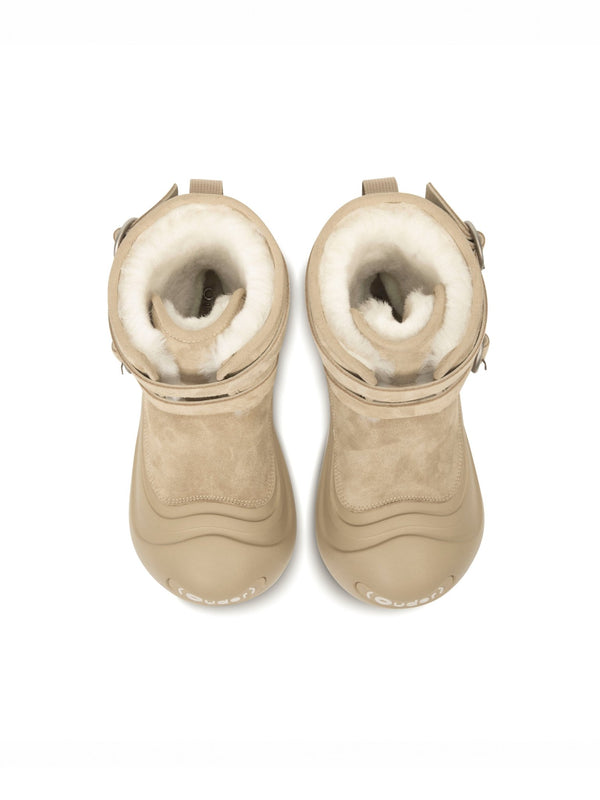 OUDER Smiler Snow Boots Khaki - COPPING THREADS - Ouder