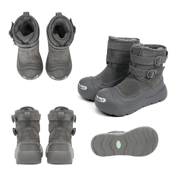 OUDER Smiler Snow Boots Khaki - COPPING THREADS - Ouder