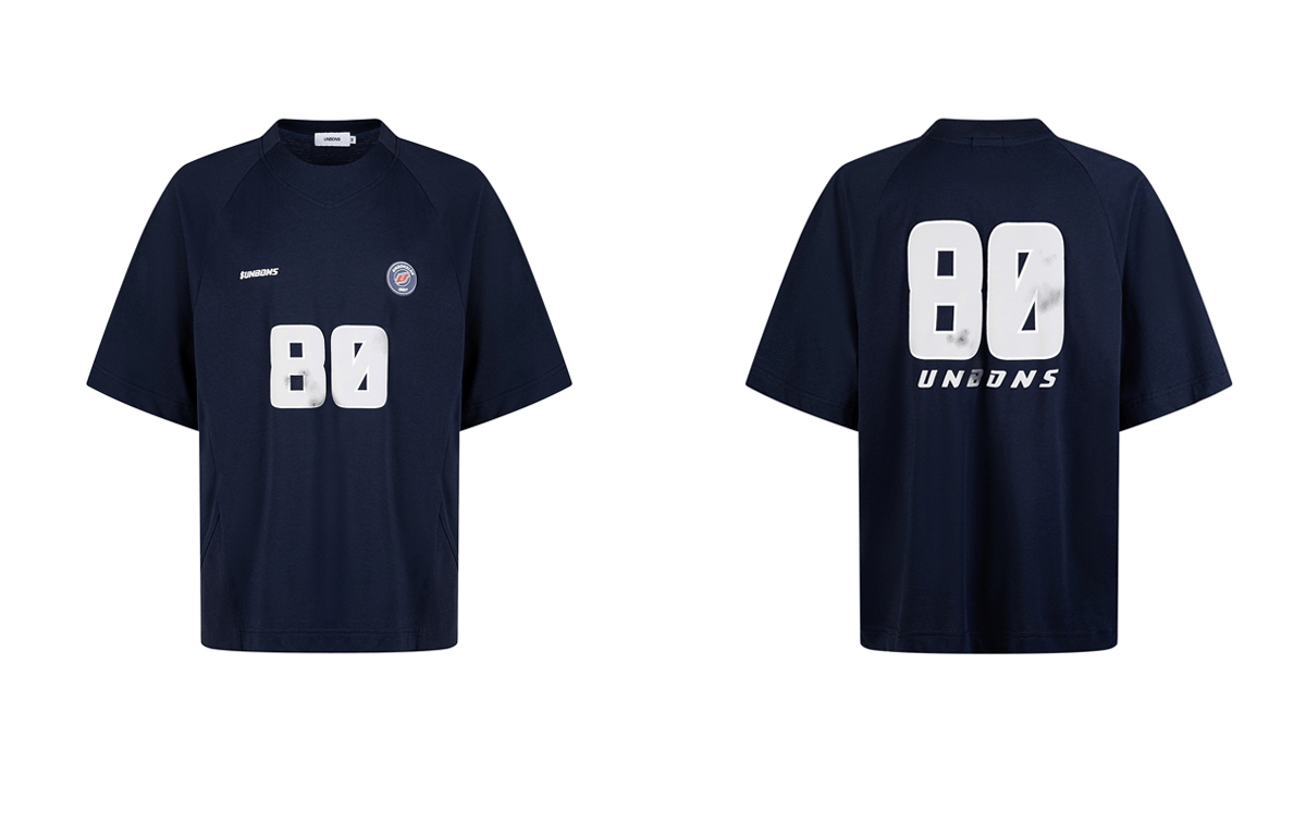 Oversized 80 Print Retro Jersey Tee - COPPING THREADS - CT Select